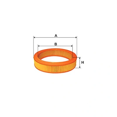 Imagen de MAGNETI MARELLI 153071762407 Filtro de aire 48 240 redondo Cartucho filtrante FIAT: Uno Hatchback, Regata Berlina, X 1/9