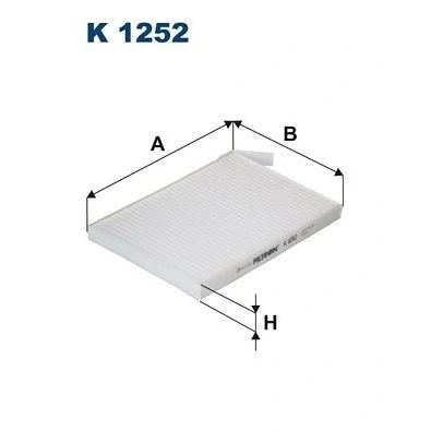 Imagen de FILTRON K 1252 Filtro de habitáculo partículas 251 181 20 RENAULT: Koleos I