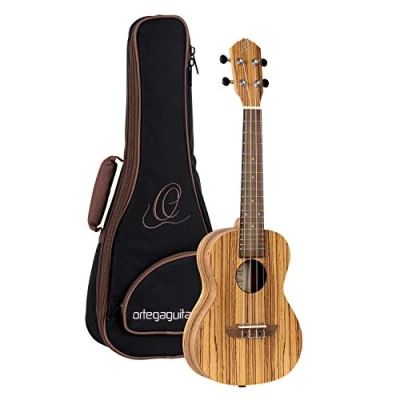 Imagen de Ortega RFU11Z Ukelele tenor, zebrano, 4 cuerdas, sin afinador