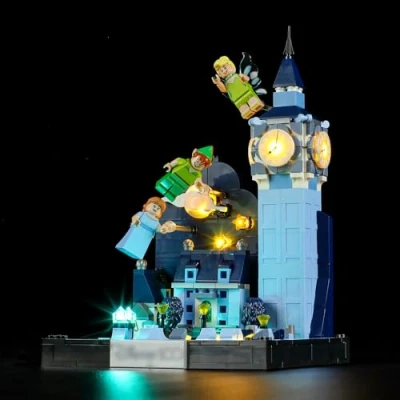 Imagen de YEABRICKS Luz LED para Lego 43232 Disney Peter Pans &amp; Wendys Vuelo sobre bloques de construcción Londres (Lego set no incluido)