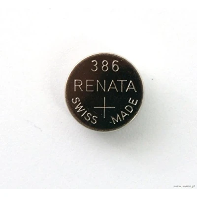 Imagen de 1 Pila de botón Litio Renata 386 SR43W Fabricada en Suiza