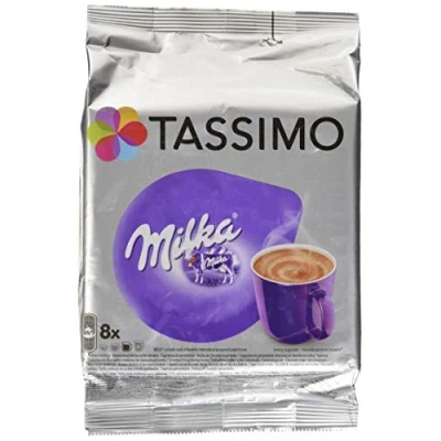 Imagen de Bosch Tassimo Cápsulas Discos T &#039;Milka Hot Chocolate&#039; para Máquina de Café (en Paquetes 1, 2, 3, 5 o 10 Piezas) Cantidad del paquete: 1 Paquete
