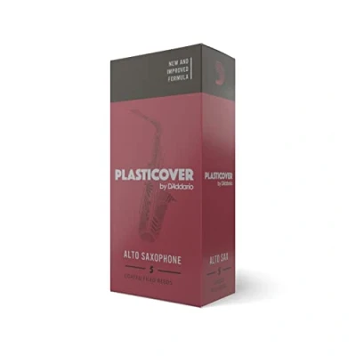 Imagen de Rico RRP05ASX150 Cañas para Saxo Alto Plasticover, Resistencia de 1.5, Set 5