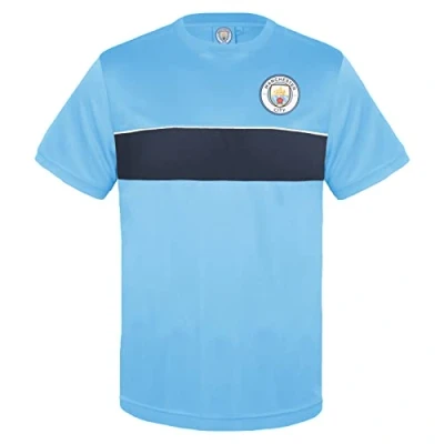 Imagen de Manchester City FC Camiseta oficial Para entrenamiento hombre Poliéster Azul cielo escudo XL