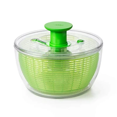 Imagen de OXO Good Grips, Centrifugadora y escurridor para ensaladas, ideal lechuga verduras, tamaño grande, color verde