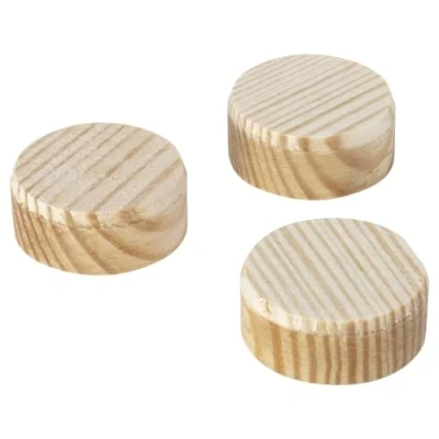 Imagen de wolfcraft 20 plaquitas cónicas, Ø 25 mm I 2942000 para Mejorar y Reparar Defectos en la Madera