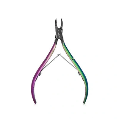 Imagen de KADS Tijeras para Cutículas de Friegue color mágico Pinzas la cutícula del cortador clavo acero inoxidable