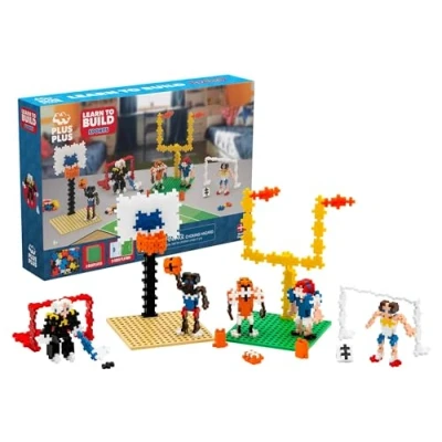 Imagen de PLUS Kit de Descubrimiento Deportivo 600 Piezas, Juego construcción para niños, niñas, niños a Partir 3 años, Ladrillos construcción, Educativo PP3945
