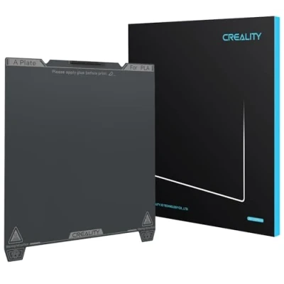 Imagen de Creality Official K1C Placa de Construcción Hoja PEI con Limpiador Boquilla 235x235mm Superficie Lisa Plataforma para Ender 3 V3 SE/KE/Ender 3S1/3S1 Pro/Ender 3V2 Neo/ K1 (sin magnético suave)
