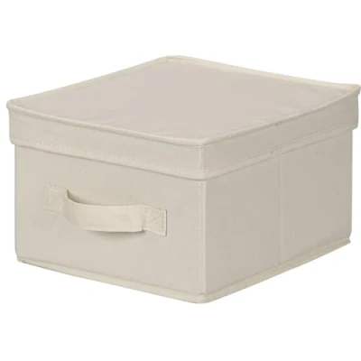 Imagen de Household Essentials Natural Canvas Storage Box