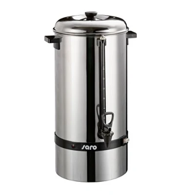 Imagen de Saro cafetera Gastro con filtro redondo, modelo Saromica 6015, industrial (15 litros, aprox. 100 tazas de café, función preparación y conservación del calor), plata 317 1015