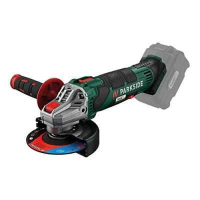 Imagen de Parkside Amoladora angular inalámbrica PWSA 20 Li C3 Unidad desnuda para moler y cortar con precisión todos los materiales