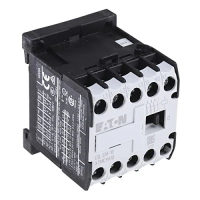 Imagen de Eaton DILEM 10(24V50HZ) Mini Contactor de Potencia, 3 Polos con 1 NO, 4 kW / 400 V AC3, 24 50 Hz