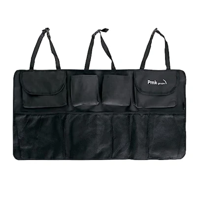 Imagen de PMK GRUPO Organizador Maletero Coche Colgante Impermeable Plegable Gran Capacidad Ajustable Color Negro