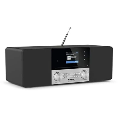 Imagen de TechniSat DIGITRADIO 3 Voice Sistema Compacto de Radio Dab+ estéreo con Control Voz Offline (FM, Reproductor CD, USB, Toma Auriculares, AUX In, Despertador, OLED, 20 vatios RMS)