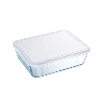 Imagen de Pyrex Classic Recipiente rectangular con tapa, 4 litros, 27 x 22 9 cm