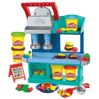 Imagen de Play Doh Kitchen Creations Restaurante Divertido, Manualidades Infantiles, Set para Niños y Niñas de 3 Años o Más que Adoran Jugar con Comida Juguete, Juego Creativo Desarrollar la Imaginación