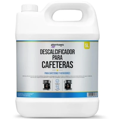 Imagen de Plantawa Líquido descalcificador 5 Litros. Compatible con todas las máquinas de café. Mantén tu Máquina Café en Óptimas Condiciones, Elimina la cal incrustada cafeteras.…