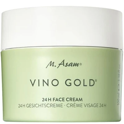 Imagen de M. Asam VINO GOLD Crema Facial 24h (100 ml) de Día y Noche Contra Líneas Arrugas, Protección el Envejecimiento Prematuro, Cuidado Vegano