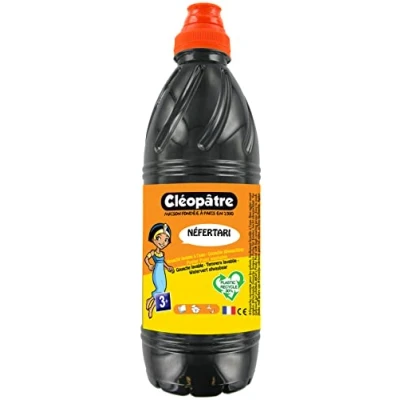 Imagen de Cleopatre PGBB1 2 Pintura Guache Nefertari BaBy Frasco de 1 litro Negro