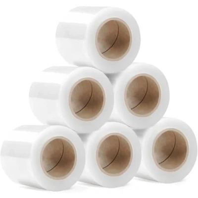 Imagen de RAGO® Juego de 6 láminas elásticas para Muebles, 130 m, x 210 g,Papel film I Rollos Plastico Embalar Embalaje Película muebles (23 21 8 cm), m Longitud