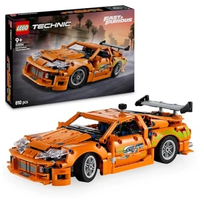 Imagen de LEGO Technic Fast and Furious Toyota Supra MK4 Kit de Maqueta Coche Deportivo Juguete con Motor 6 Cilindros, Regalo para Niños y Niñas 9 Años o Más Aficionados al 42204