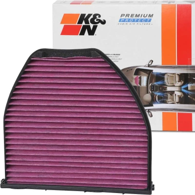 Imagen de K&amp;N Filters DVF5013 Filtro de habitáculo carbón activado 284 72 cuadrada MERCEDES BENZ: Clase C Berlina, E Coupé