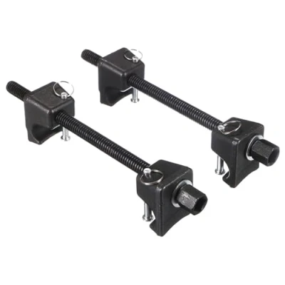 Imagen de SIXTOL Juego de 4 muelles mecánicos, Pesados, 2 Unidades para Coche con Pasador, Tensor Montaje 380 mm, Tuning, Amortiguador suspensión y Amortiguador, Muelle suspensión,