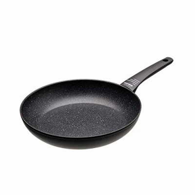 Imagen de Moneta Yes (Zeus 2.0) Sartén, Aluminio Antiadherente Reforzado, Color Negro, para todo tipo de cocinas incluida inducción, 30 cm