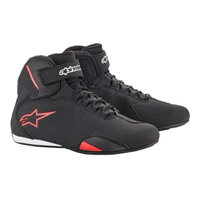 Imagen de Alpinestars NC Zapatillas de Moto, Hombre, Negro/Blanco, 39 EU