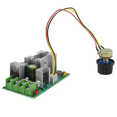 Imagen de Controlador de velocidad del motor PWM DC 12 V 24 36 48 V, módulo accionamiento alto rendimiento, regulador electrónico ajustable para LED ultrapequeño 20 A