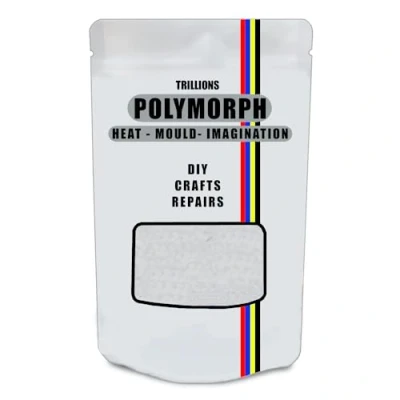 Imagen de Trillions Moldeable a mano termoplástica 1000 g/1 kg Polimorfo Recalentamiento Reutilización Usos ilimitados Manualidades, Reparaciones de bricolaje, Modelado, Prototipos