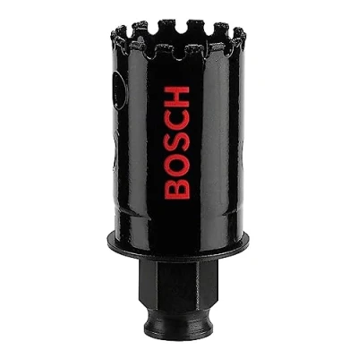 Imagen de Bosch Professional 1x Sierra de Corona Diamante Diamond for Hard Ceramics (para baldosas más duras, Ø 32 mm, Accesorios Taladros Impacto Rotativos)
