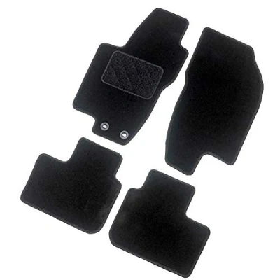 Imagen de AutoStyle TM NI542 Juego de alfombrillas suelo textil delante y detrás 4 negro NISSAN: MICRA 5