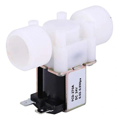 Imagen de válvula solenoide G3/4 pulgadas CC 24 V/CA 220 V de entrada agua, agua normalmente cerrada, para filtro (DC V)
