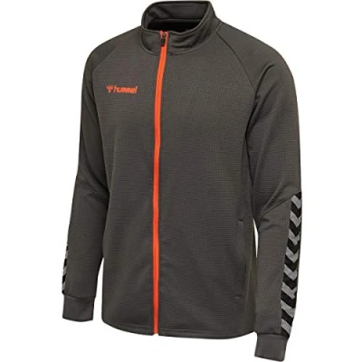 Imagen de HUMMEL hmlAUTHENTIC KIDS POLY ZIP JACKET Color: ASPHALT_Talla: 176