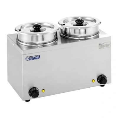 Imagen de Royal Catering RCBM 2/4R Baño María Hotpot 2 x de 2,75 litros 300 W