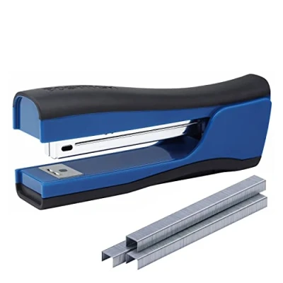 Imagen de Stanley Bostitch dinamo Stand Up grapadora, color azul