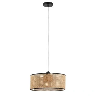 Imagen de Lámpara colgante Lindby Otso, 17 cm de altura, bambú, E27