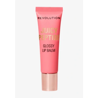 Imagen de Revolution Juicy Peptide Lip Balm, Bálsamo Labial Hidratante con Péptidos, Escualano y Vitamina E, Vegano Libre de Crueldad, 8ml, Shimmer Mai Tai Pink