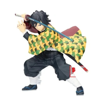 Imagen de Banpresto BP89359P Figura de Accion Giyu Tomioka Demon Slayer: Kimetsu No Yaiba, Maximatic, 17 cm, Multicolor