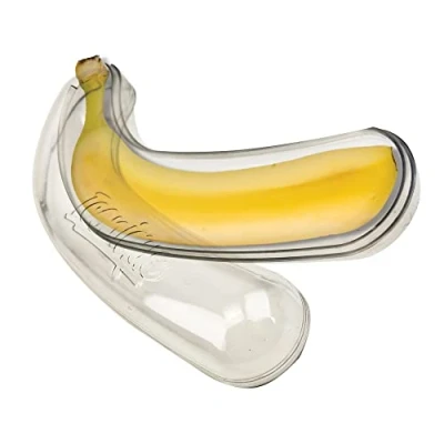 Imagen de Iconique funda protectora para plátanos, recipiente reutilizable, apto lavavajillas, sin BPA, hogar, trabajo, escuela, camping.