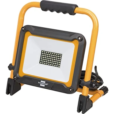 Imagen de Brennenstuhl foco LED portátil JARO 5050 M/Luz de trabajo 50W para uso exterior (potente obra 4400lm, 6500K, con cable 5m, IP65)
