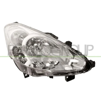 Imagen de PRASCO PG9104803 Faros derecha H4 con servomotor para reg. alcance luces PEUGEOT: Partner II Tepee, Furgoneta