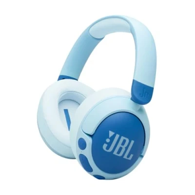 Imagen de Auriculares infantiles JBL Junior 470NC, Inalámbricos , Supraaurales, Bluetooth, 50h Autonomía, Micrófono, Cancelación Activa de Ruido, Azul
