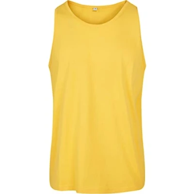 Imagen de Build Your Brand Basic Tank Camiseta, Taxi Yellow, 4XL para Hombre
