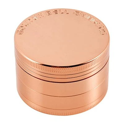 Imagen de LIHAO 2&quot; Grinder 4 Piezas Metálico con Rascador Polen para Hierbas y Especias (5cm, Rosa Oro)