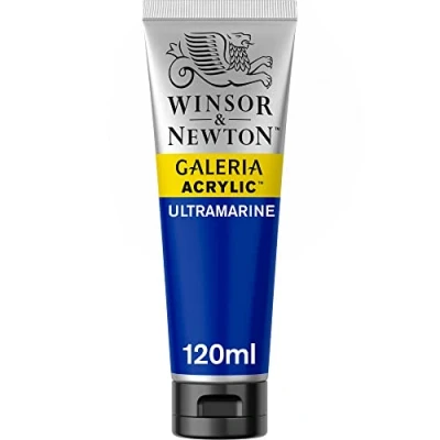 Imagen de Winsor &amp; Newton Pintura Acrílica , 120 ml, Azul (Ultramarine)