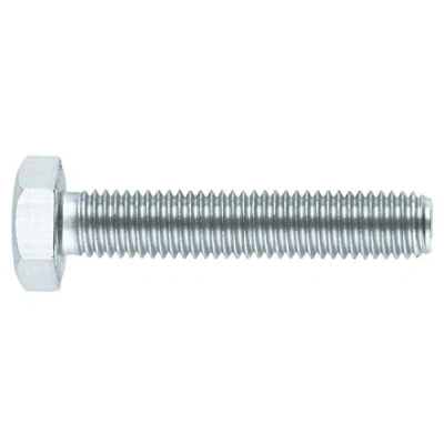 Imagen de Index Fixing Systems BZ3Z08040 Tornillo Rosca Métrica con Cabeza Hexagonal, Galvanizado, M8 x 40, Set de 4 Piezas