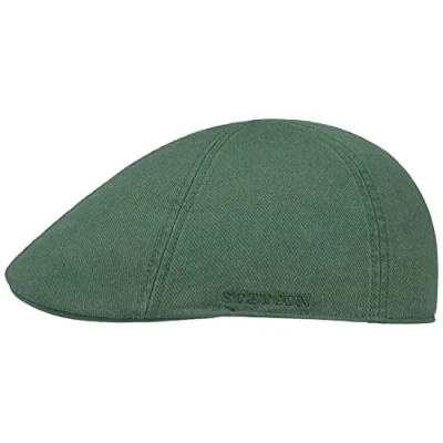 Imagen de Stetson Gorra Texas Cotton con protección UV 40+ Plana de algodón Unicolor Primavera/Verano Verde L (58 59 cm)